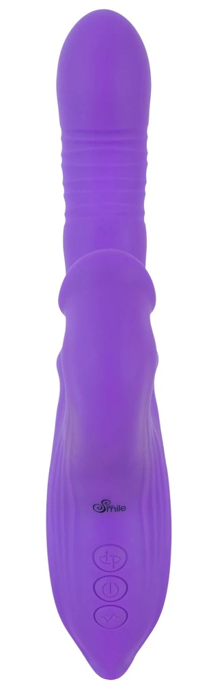 Smile Thrusting,Moving Ring Vi, Rabbitvibrator mit Stoßfunktion, beweglichem Massagering, pulsierendem Klitoris-Stimulator & 10 Vibrationsmodi von Sweet Smile