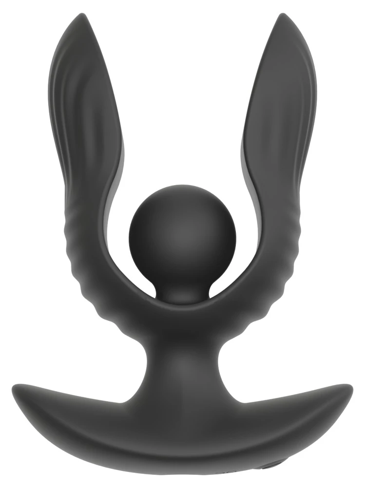 ANOS infl. Expander Plug RC, RC Inflatable Expander Plug mit Vibration von ANOS – 2-armiger Analvibrator mit aufpumpbarer Spreizfunktion, Fernbedienung und Sicherheitsventil für intensiven Backdoor-Spaß