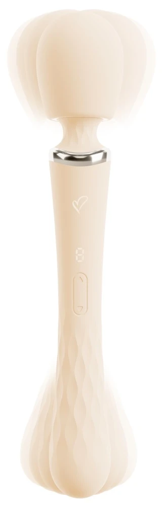 beau coeur Taviro Big Wand Mas, 120 Big Wand Massager TAVIRO beidseitig verwendbar für äußere und innere Stimulation mit 9 Vibrationsmodi je Ende und getrennt steuerbarer Power von beau cœur