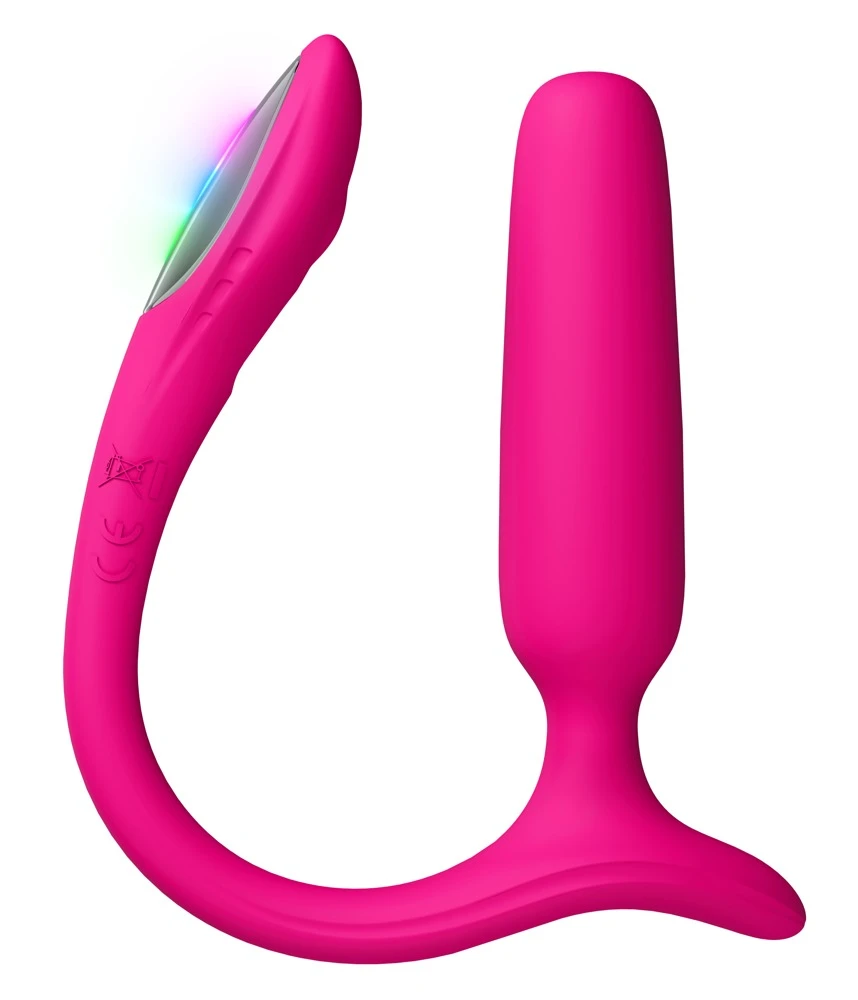 Lovense Lush Anal Vibro-Plug superleise mit App-Steuerung, kraftvolle 7500 Vibrationen pro Minute, LED-Lichtshow, wasserdichtes Silikon für intensiven Backdoor-Spaß und diskrete Kontrolle