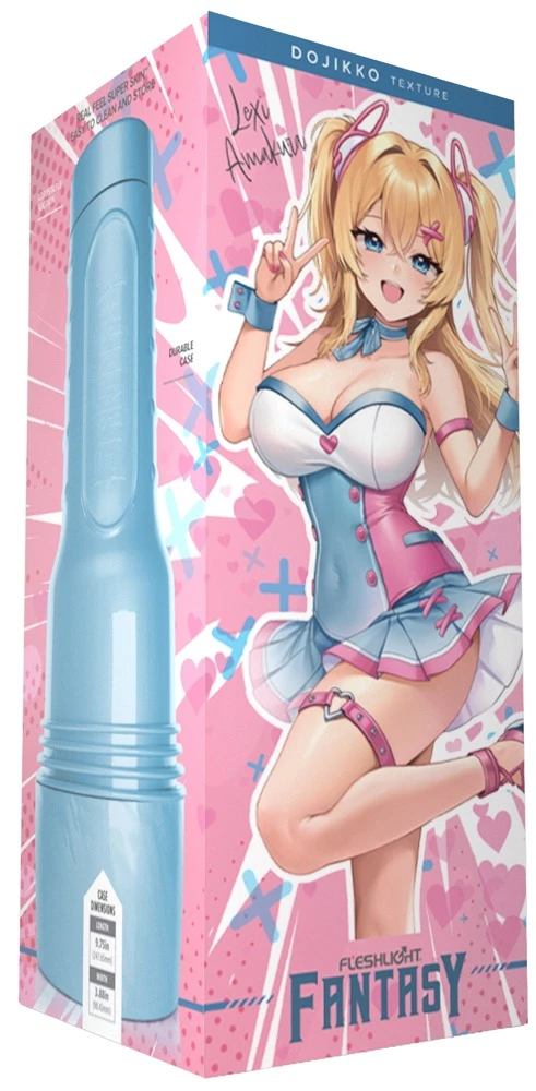 Fleshlight Fantasy Lexi Amakur, Masturbator Lexi Amakura im diskreten Taschenlampen-Design mit intensiver Struktur und Soft-Superskin Sleeve