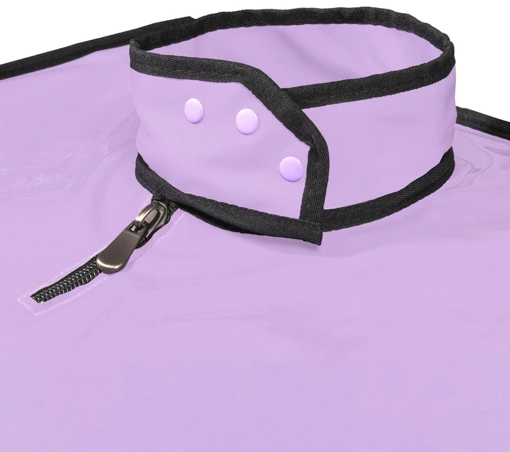 La Niche - Purple, Geschlossene BDSM-Kabine mit Fesseln, Öffnungen & Halsmanschette – La Niche für dunkle Spiele & geheime Fantasien