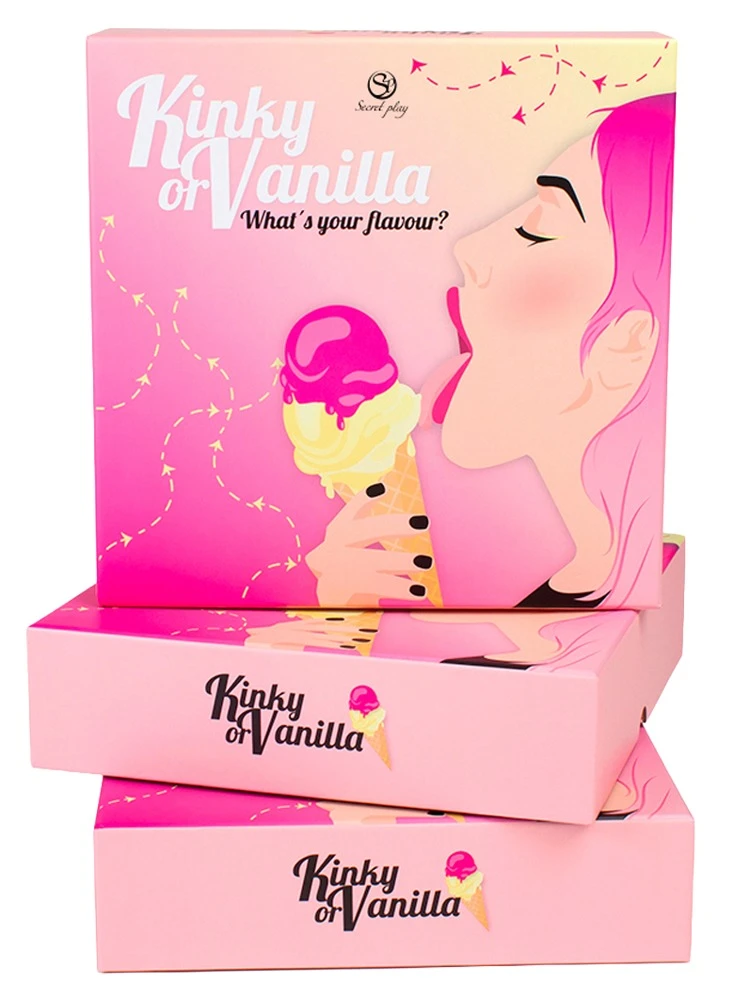 Kinky or Vanilla Erotik-Brettspiel für Paare – freche Fragen und heiße Challenges zum spielerischen Test eurer erotischen Kompatibilität und Vorlieben
