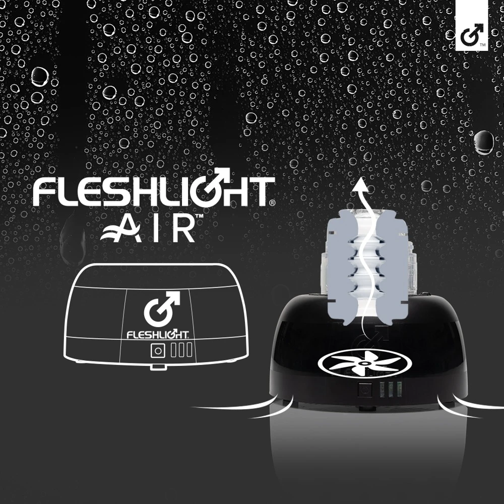 Fleshlight Air, Fleshlight Air USB Trockner für Masturbator-Einsätze mit Adapterring 3 Trocknungsstufen hygienisch und komfortabel Fleshlight