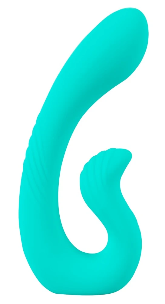 beau coeur Naira Dual Vibrator, Flexibler Doppelvibrator NAIRA Dual Heads mit 2 Power-Motoren getrennt steuerbar für vaginale und anale Stimulation