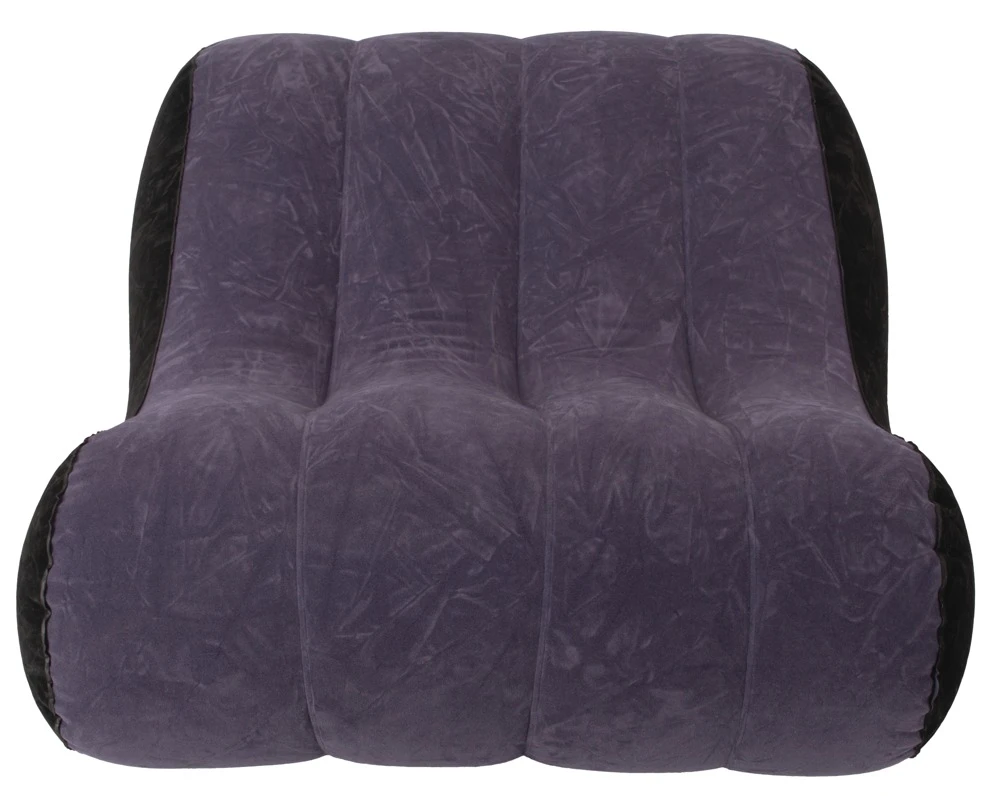 Aufblasbares Liebeskissen Velvety Love Pillow – sexy erotisches Komfortkissen mit ergonomischer Keilform, samtig weicher Oberfläche, hoher Belastbarkeit bis 150 kg für intensiven, bequemen Super-Sex
