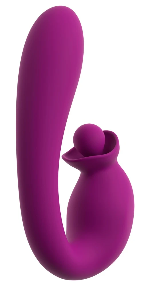 Javida 2F Vibrator Double Rota, Vibrator mit Doppelrotation für intensive G-Punkt- und Klitorisstimulation, 10 Modi und getrennte Steuerung von Javida