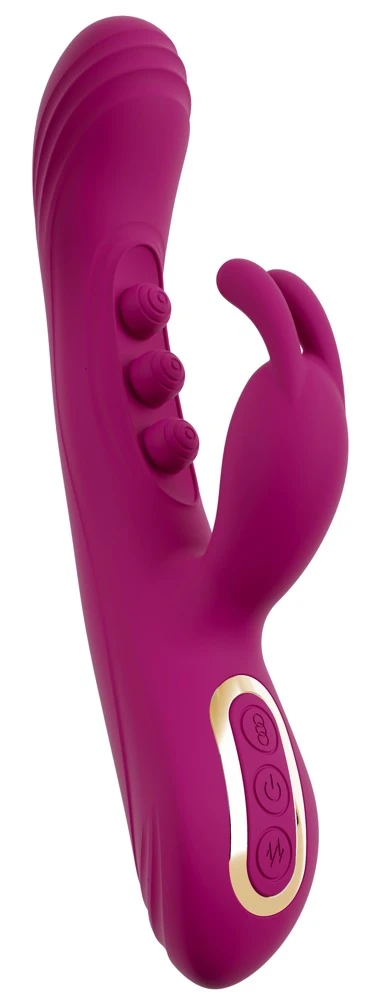 Javida 2F Vibrator Squirting, Javida 2 Function Vibrator mit 3-facher Knocking-Funktion und 7 Vibrationsmodi für intensive G-Zonen- und Klitoris-Stimulation, fördert Squirting-Erleben