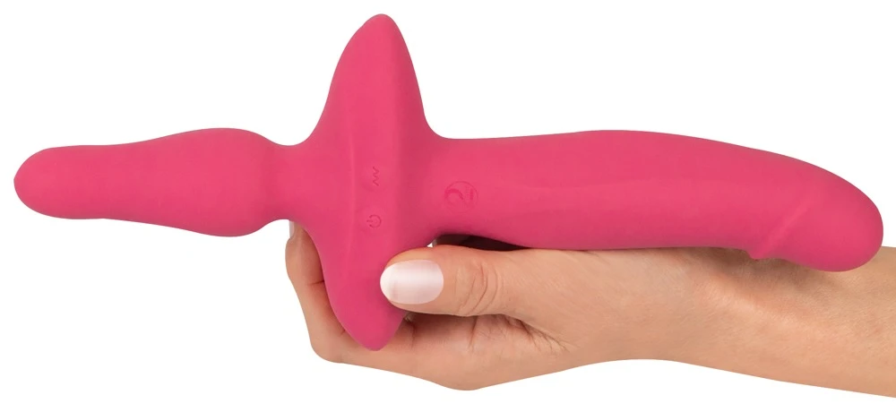 Couples Choice 2in1 Vibrator, Vielseitiger Vibrator für sinnliches Vergnügen: 2 leise Motoren, 10 Modi, wasserfest und aus geschmeidigem Soft-Touch-Silikon