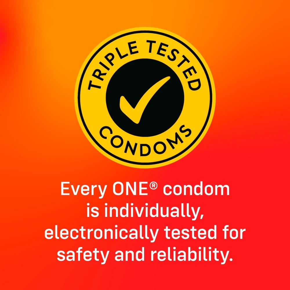 ONE Super Studs 12er, ONE Super Studs transparente Kondome mit extragroßen Noppen aus ultraweichem Sensatex-Latex für intensive Stimulation, maximalen Genuss und natürliches Gefühl beim Liebesspiel