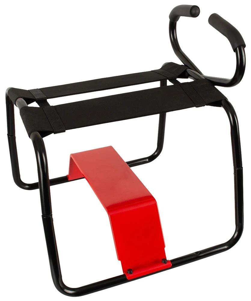 The Banger Sex Stool, Erotischer Sexhocker mit Naturdildo, Haltegriffen und Federkomfort für intensive Reitspiele und sichere Positionen allein oder zu zweit