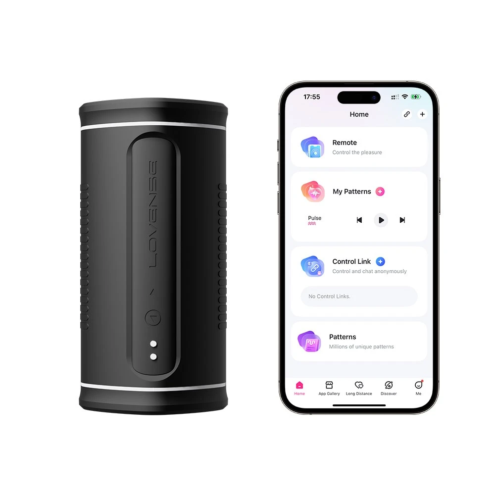Calor, Lovense Calor Vibro-Masturbator mit Wärmefunktion & Smart-Sensor für intensive Tiefenvibrationen