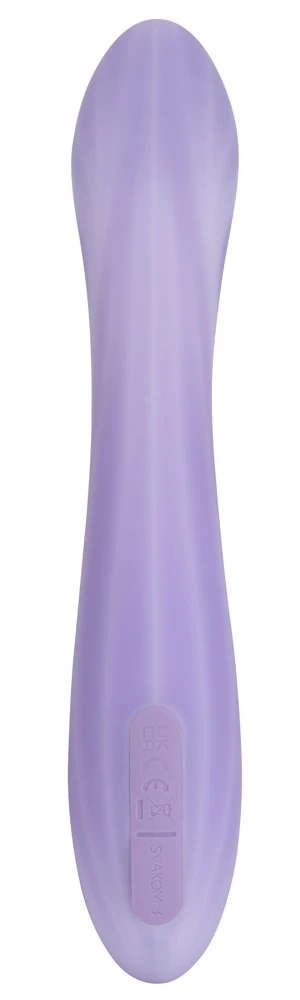 Margot Lilac, Margot App-gesteuerter G-Punkt-Vibrator mit Dual-Motor, flüsterleiser Power, ergonomischer Biegung, Wärmefunktion, Klitoris-Stimulation und wasserdichtem Silikon