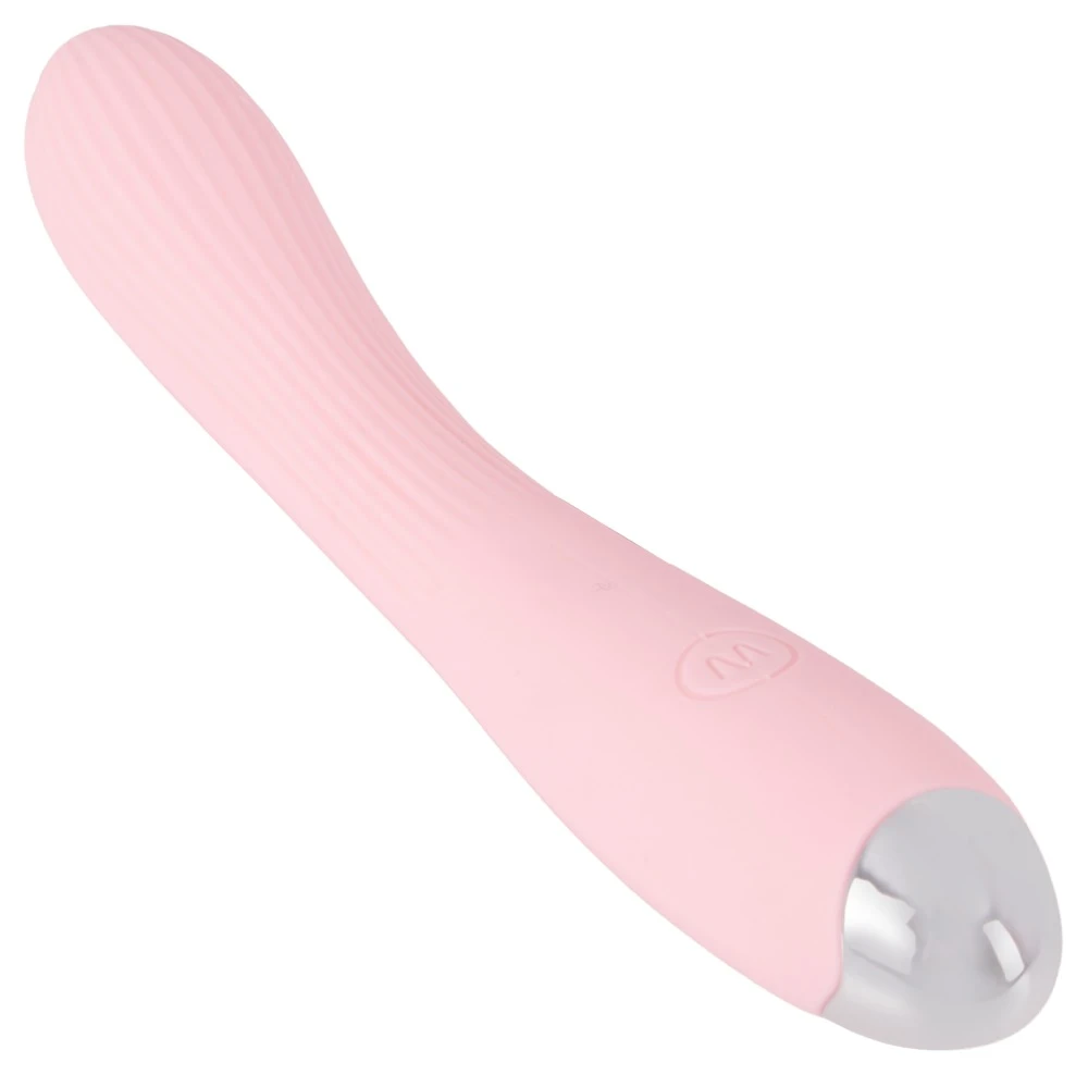 beau coeur Kireya Curved Vibra, KIREYA Curved Vibrator aus Silikon mit 10 Modi, flexibler Form und Rillenstruktur für intensive Stimulation