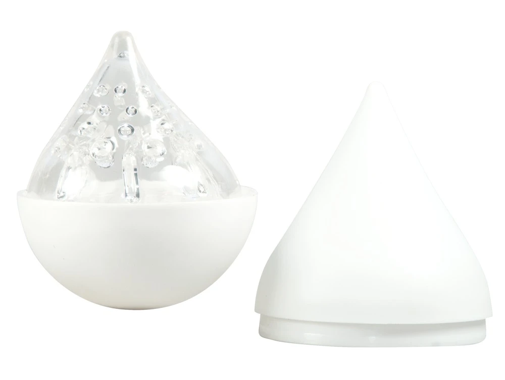 Lusttropfen Einmal-Masturbator-Sleeve in diskreter Tropfenbox mit intensiven Reizstrukturen, supersoftem stark dehnbarem Material und beiliegendem Gleitgel für sofortige Nutzung unterwegs oder zu Hause