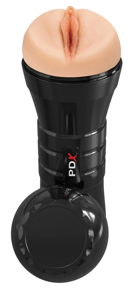 PDXE WetP. Super Juicy XXL Lig, Realistischer Masturbator XXL mit Stimulationsstruktur und Suction Control  für intensives, gleitmittel-freies Vergnügen
