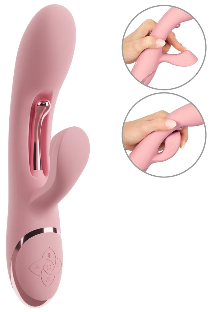 beau coeur Avenor G-Spot Rabbi, luxuriöser Multi-Motor-Vibrator mit Metallzunge, gezielter G-Zonen- und Klitorisstimulation sowie ergonomischem Silikonkomfort für intensive Momente