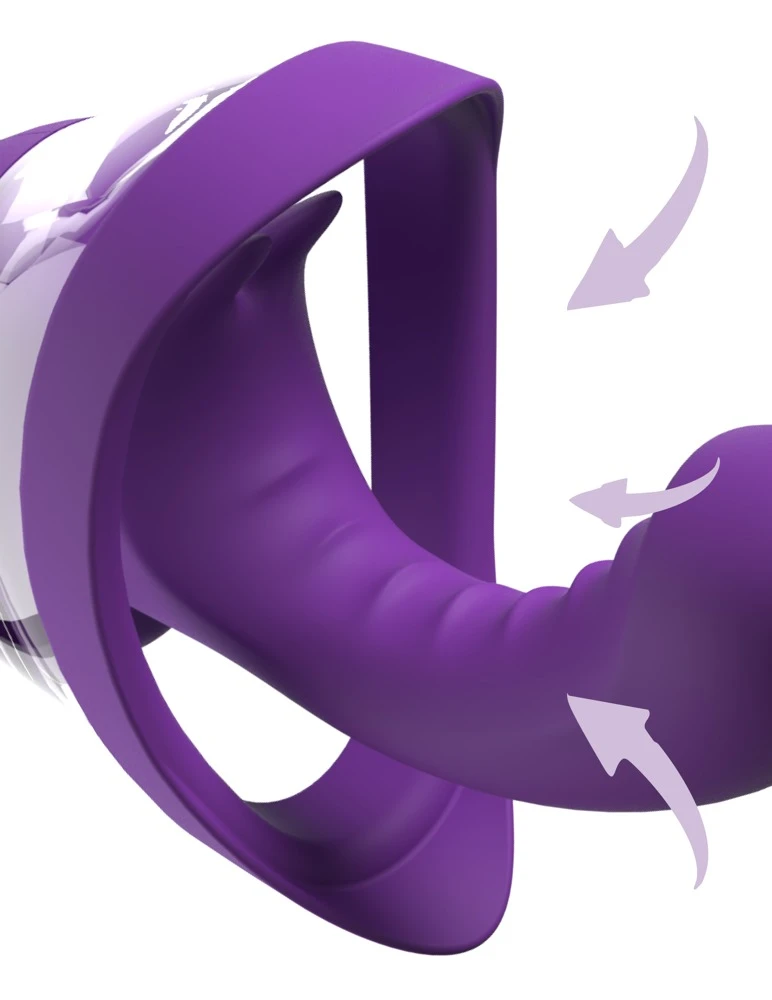 FFH Veloura G-Spot Pleasure Pu, Fantasy For Her Veloura Touch G-Spot Pleasure Pump – Aufreizender G-Punkt-Vibrator mit Intim-Saugschale, 10 Vibrationsmodi und 3 Saugstufen