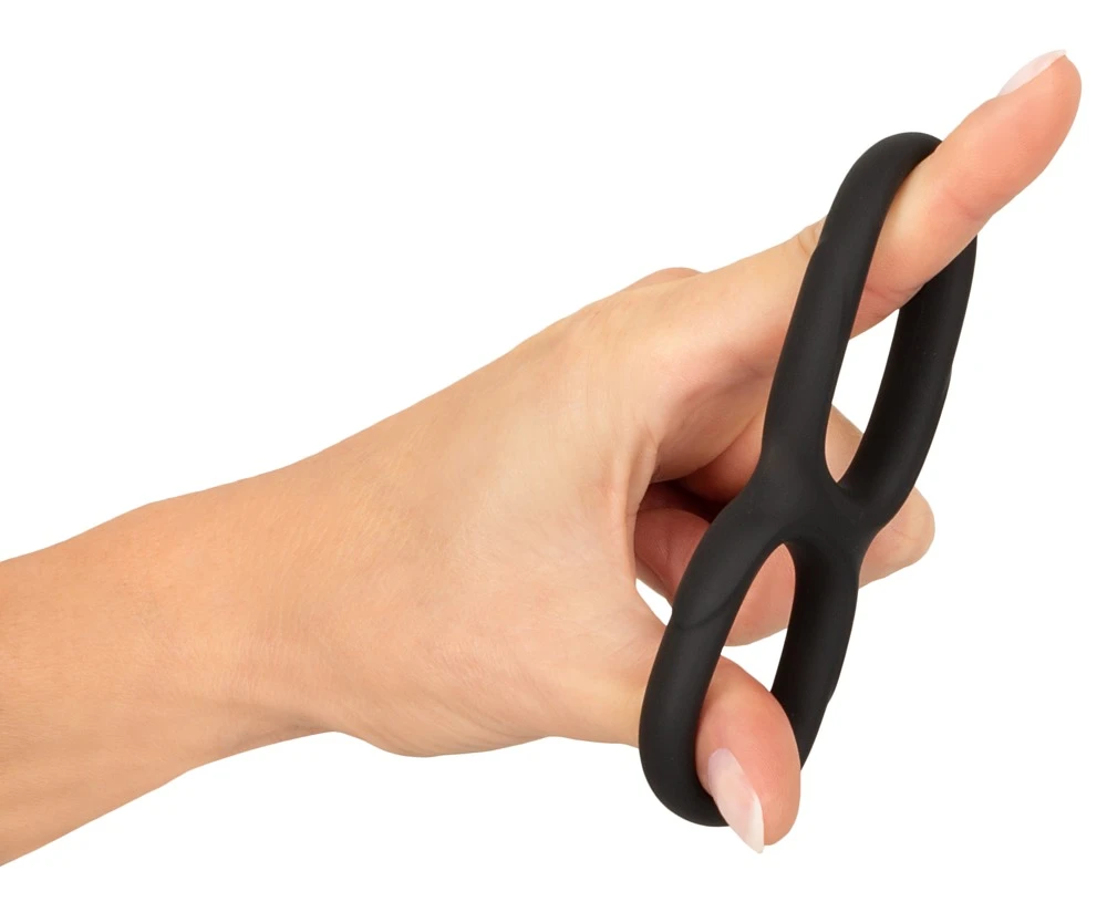 Erecto Double Cock Ring, Double Cock Ring Erecto – seidig softes Liquid-Silikon, extrem dehnbar, maritimes Design für intensive Härte und aufregende Liebesmomente