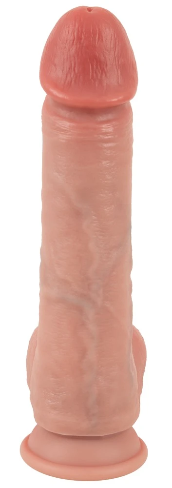 Realistixxx Movable Skin Dildo, Realistixxx RealMan Naturdildo mit Hoden – erotisch lebensecht mit beweglicher Haut, Dual Density Silikon & starkem Saugfuß
