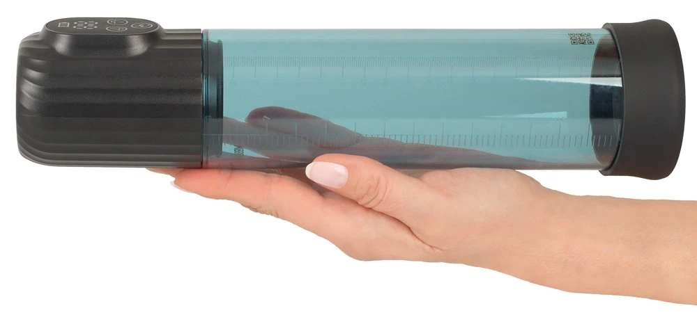 Mr.Boner Automatic Vacuum Pump, Automatische Penispumpe mit 8 Modi: Leistungsstarker Unterdruck, einfache Bedienung, 2 Manschetten - für effektives Potenz-Training