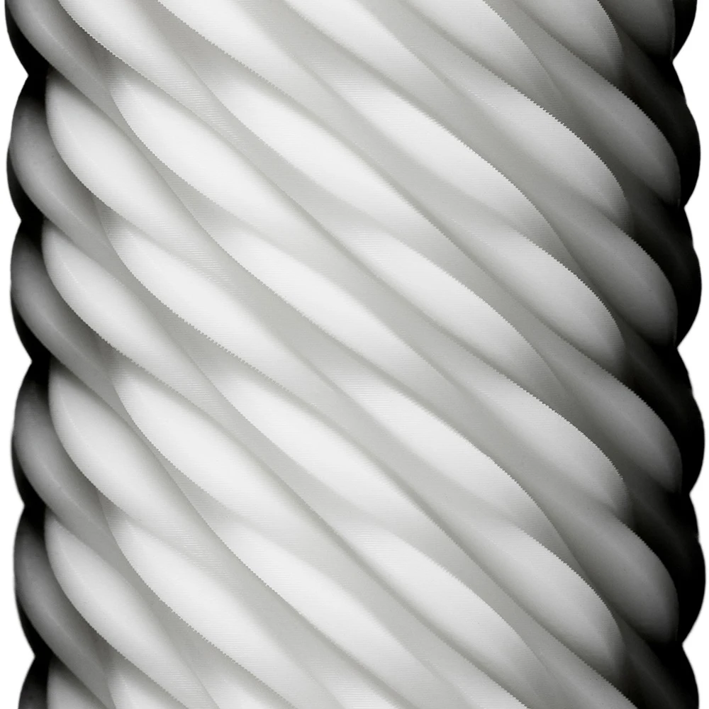 Tenga 3Dx FLOW, TENGA 3Dx FLOW Wiederverwendbarer Masturbator Softmasturbator 3D Reliefstruktur elastisches Material Handjob Toy inkl. Gleitgel