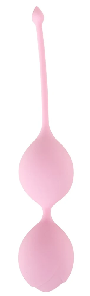 Cuties Love Balls Rose, Double Love Ball Liebeskugel-Duo für Beckenboden-Training mit schwingenden Innenkugeln diskret & laufleise für Einsteigerinnen Cuties