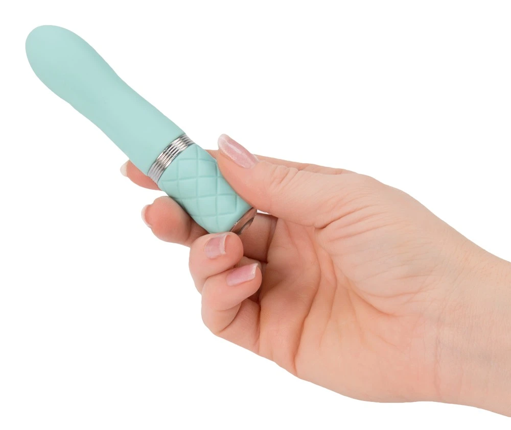 Pillow Talk Flirty Teal Minivibrator mit Powerbullet-Motor