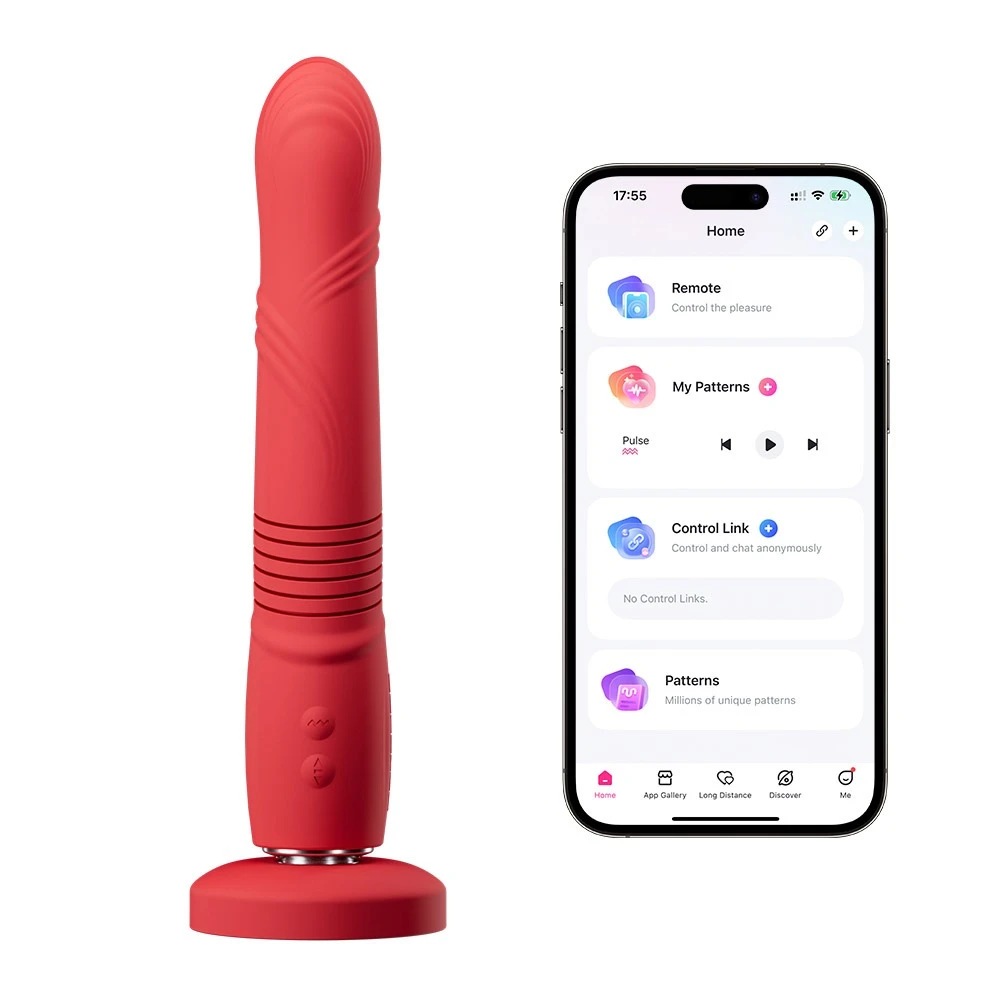 Gravity, Lovense Gravity Stoßvibrator mit 140 Stößen/Min, starker Vibro-Power & Saugfuß für intensives Spiel