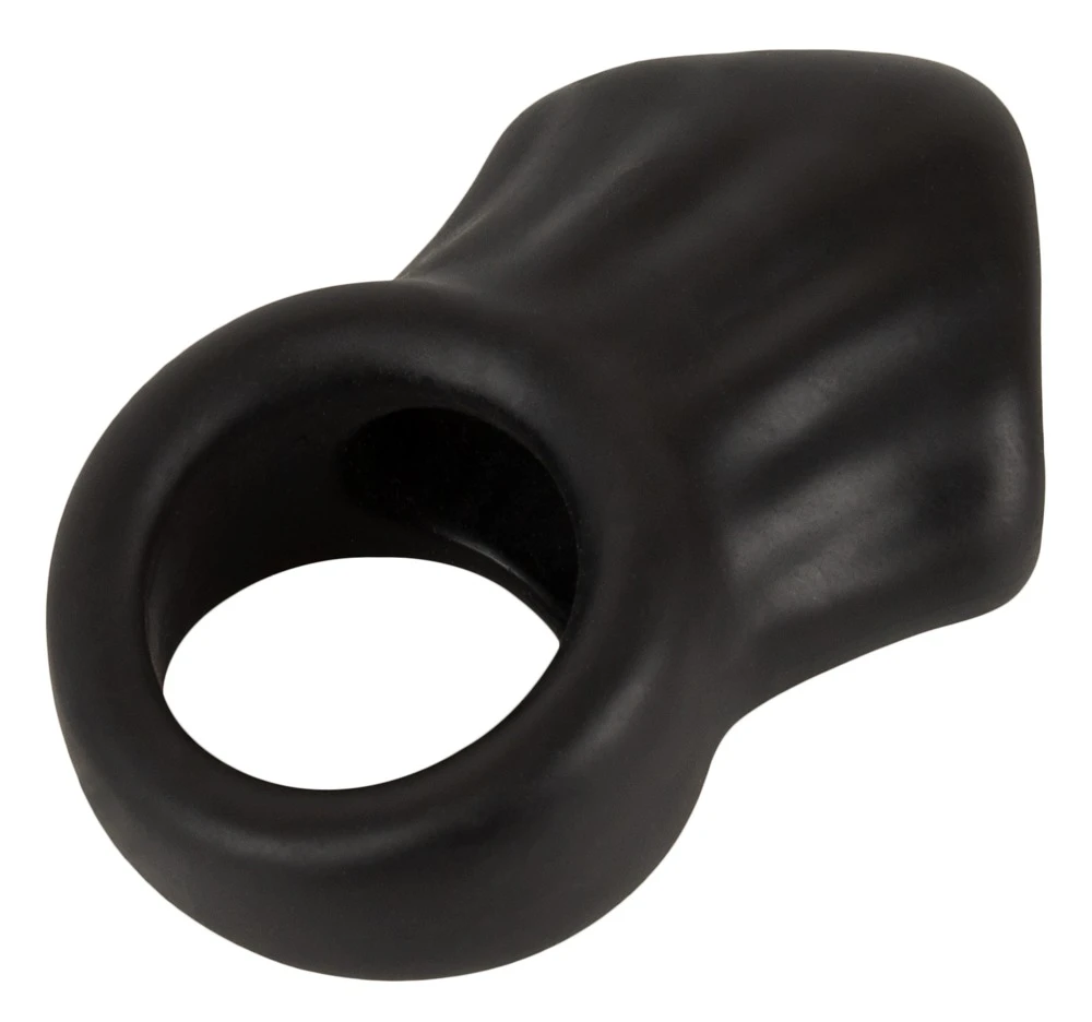 Erecto Cock Ring w Ball Stretc, Erecto Cock Ring with Ball Stretcher – maritimer Penisring mit seidig softem Liquid-Silikon, dehnbar, eng anliegend und sexy für maximale Intensität