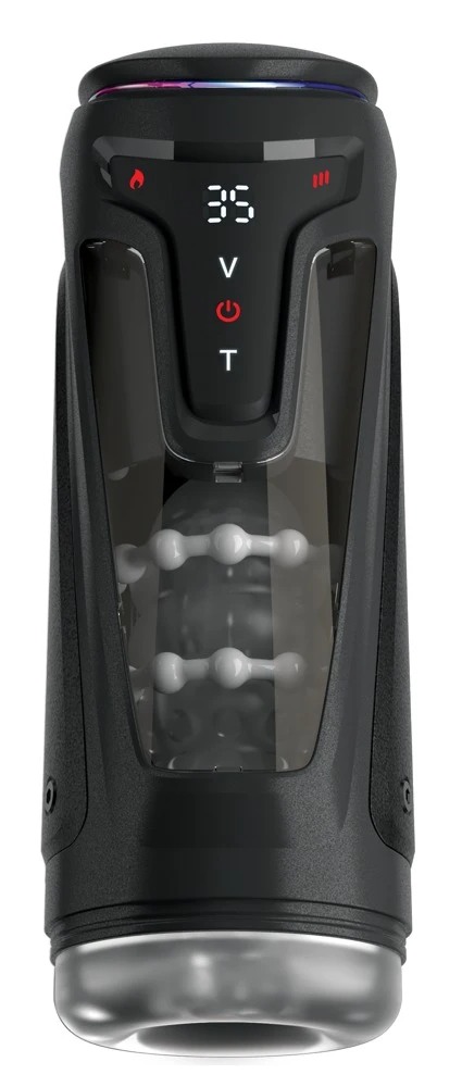 PDXE Moto-Bator Pro Light, Kraftvolle Stoßmassage, intensive Vibration & Wärmefunktion, der Moto-Bator Pro sorgt für heiße Höhepunkte mit Stil.