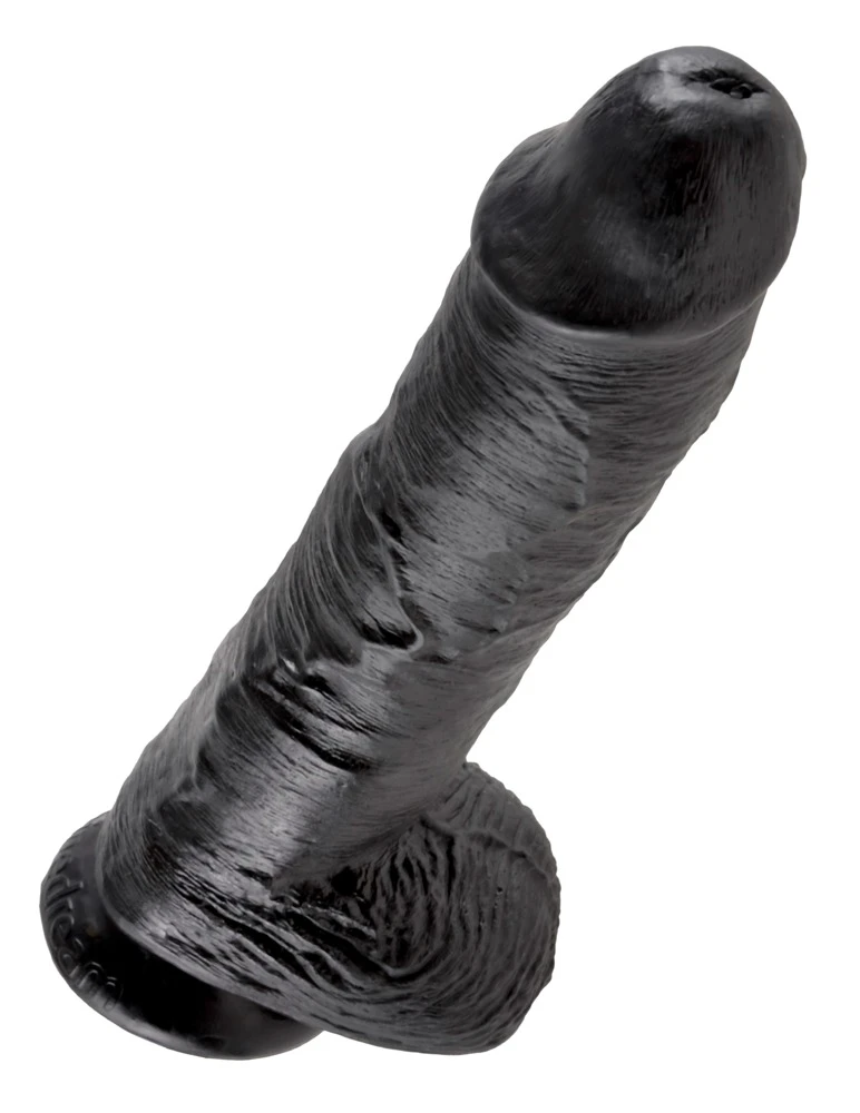 King Cock 10 Zoll Balls Naturdildo mit Saugfuß