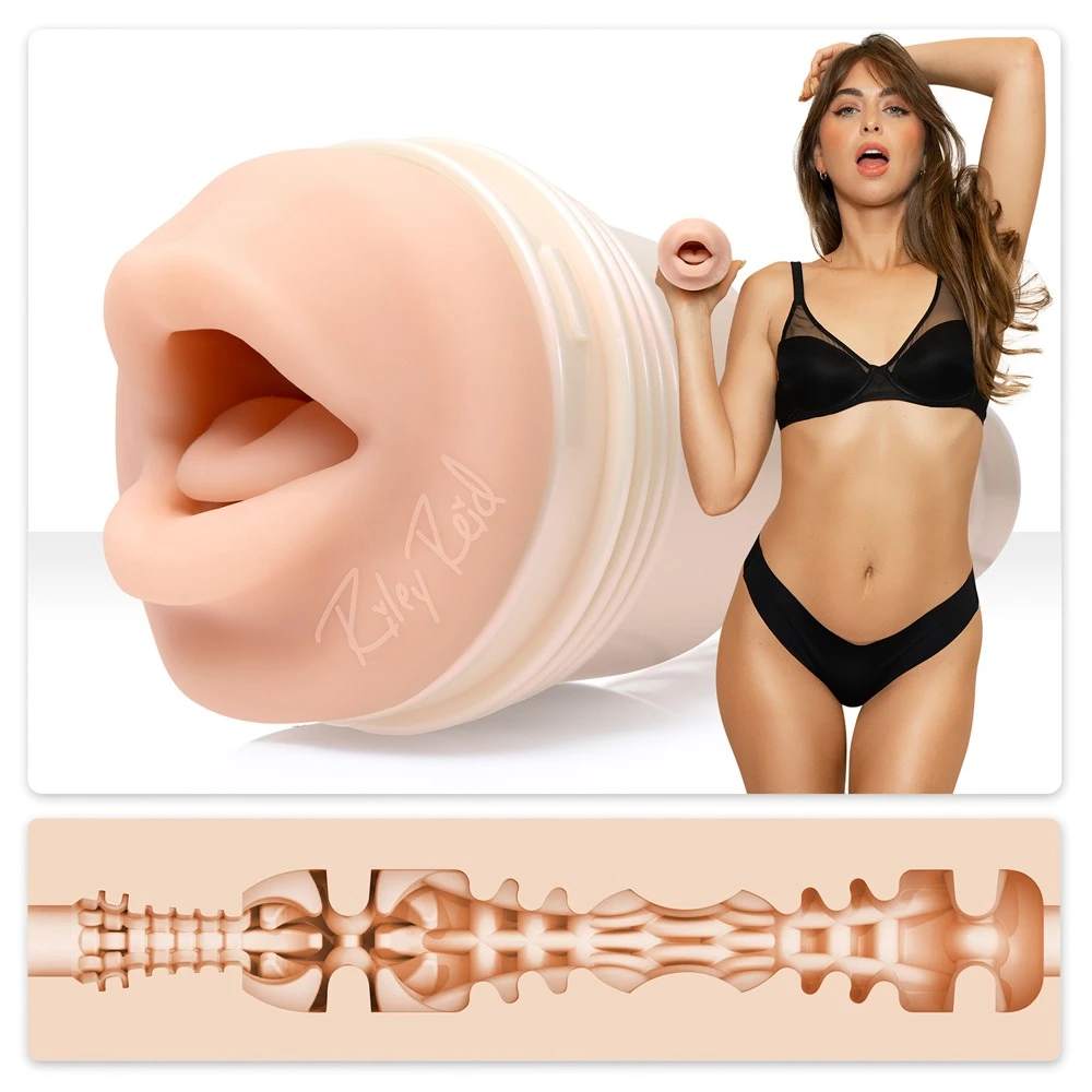 Riley Reid Insomnia Mouth, Fleshlight Riley Reid Insomnia Mouth mit Autogramm – diskreter Masturbator im Taschenlampen-Design mit original Mundform, intensiven Innenstrukturen und realistischer Stimulation für heiße Solo-Momente