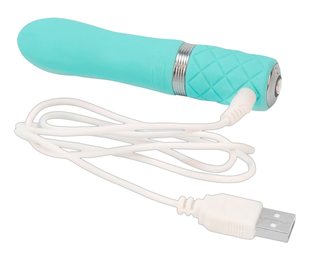 Pillow Talk Flirty Teal Minivibrator mit Powerbullet-Motor
