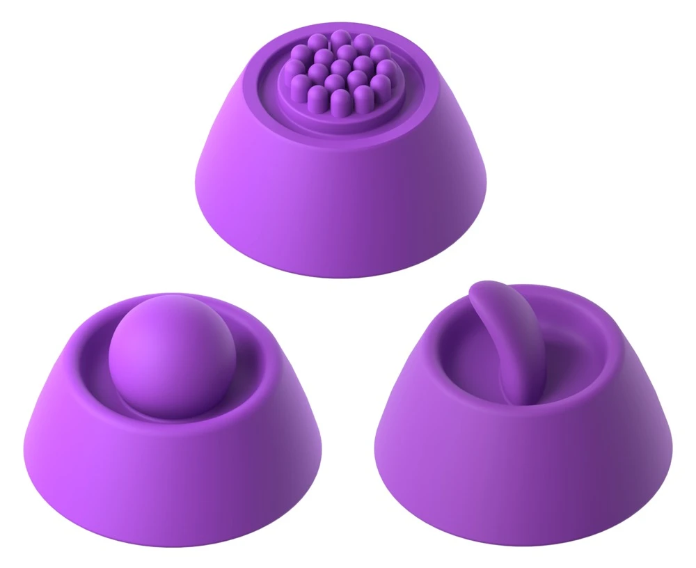 FFH IntiMotion Pulse Pro Purpl, Highspeed-Lust an der Klitoris: Der FlickerFlow-Stimulator mit flackernder Zunge, weichen Noppen oder Kugel trifft jeden Nerv, gleich dreifach!
