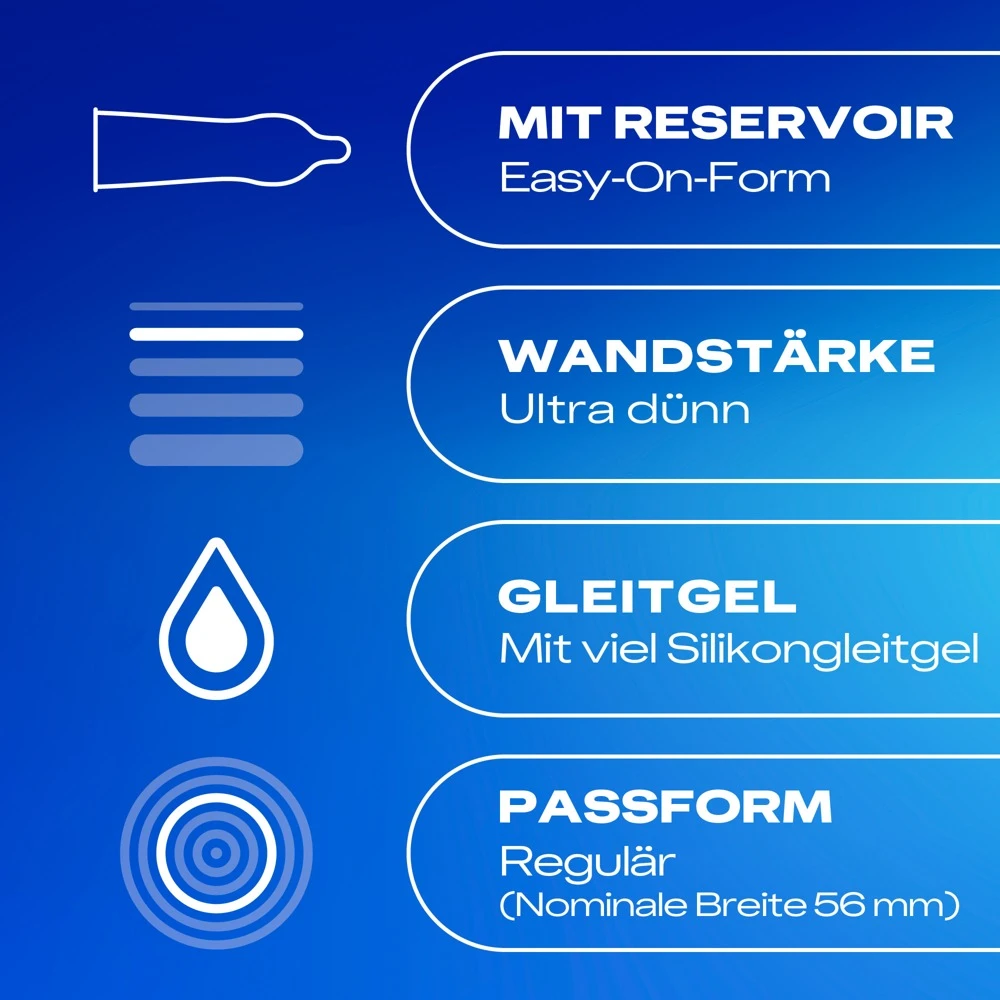 Durex Hautnah Extra Feucht 10er, Genieße hautnahe, intensive Empfindungen mit extra feuchten, ultra dünnen Kondomen in geschmeidiger Easy-on-Passform von Durex