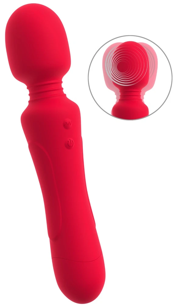 Smile Super Powerful Vibrating, Super Powerful Vibrating Wand – Sexy Massagestab mit extra starken Vibrationen, flexiblem Massagekopf & 10 leisen Vibrationsmodi – Sweet Smile