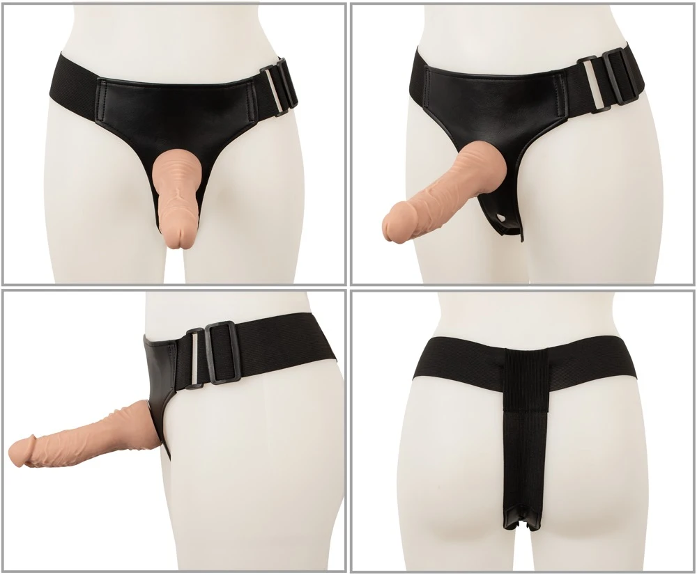 Your Strap-On Set Nature Vibes, Intensive Lustspiele mit vielseitigem 4-teiligen Strap-on-Set samt RC-Vibrator und naturgetreuen Dildos für beide Seiten