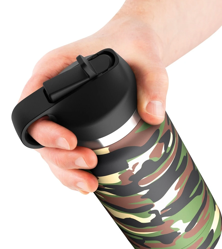 PDX Plus Flask Masturbator in Vagina-Optik Trinkflaschen-Gehäuse Happy Camper