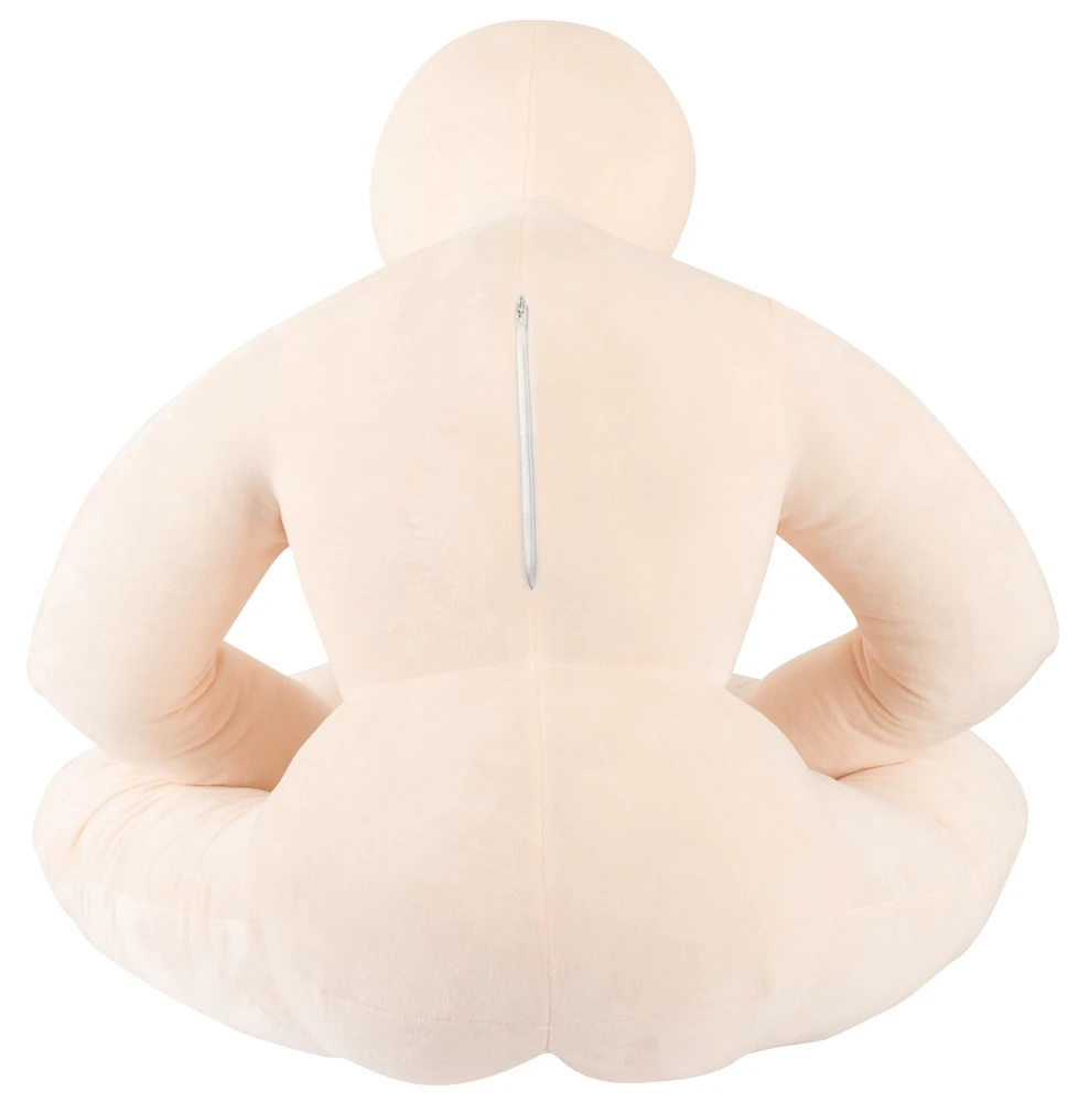 Leona Plush Doll, Plüsch-Liebespuppe Your Plush Doll Leona lebensgroß aus softem Velourplüsch mit einsetzbarem Vagina-Masturbator in sitzender Form stabil leicht flexibel und individuell gestaltbar