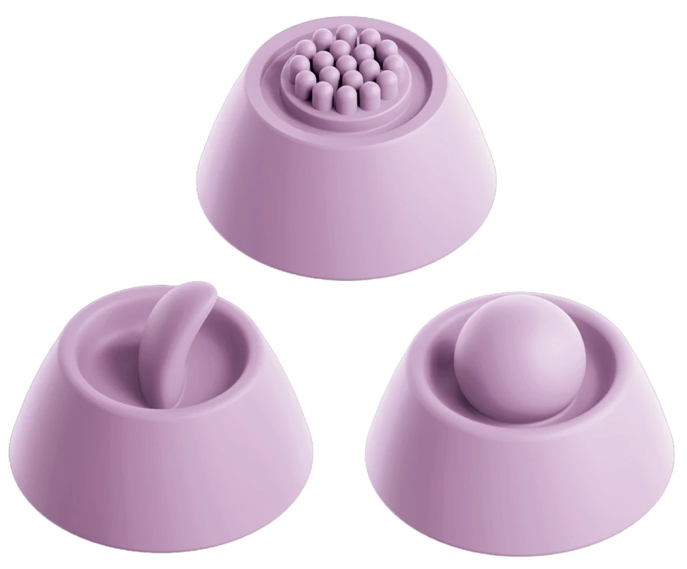 FFH G-Touch Pulse Pro Purple, Fantasy For Her G-Touch Pulse Pro Rabbitvibrator mit 3 Motoren G-Punkt Massage Klitoris Stimulator 10 Vibrationsmodi inkl. 3 Aufsätze