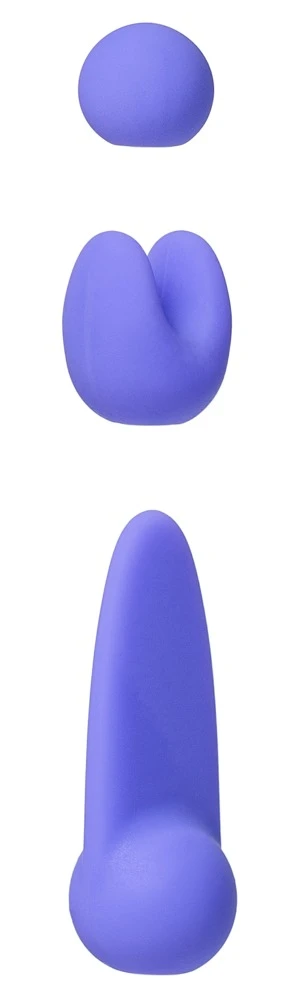 3 Attachements for Hyphy Set 2, Vibrator Hyphy Silikon-Aufsätze 6er-Set – sexy Kugel, Öhrchen & Zunge, seidig-soft, leicht wechselbar – Lovense