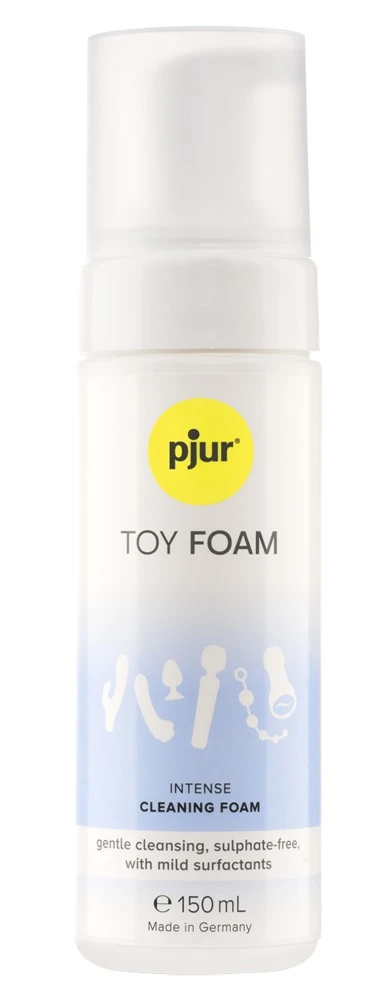 pjur Toy Foam 150 ml, Effektiver alkoholfreier Schaumreiniger für Toys sanft, gründlich und dermatologisch getestet für optimale Hygiene