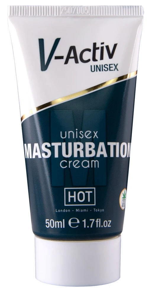 V-Activ Masturbationcreme CBD50, Steigere Dein Lustempfinden beim Masturbieren mit der pflegenden V-Activ Unisex Cream von HOT - stimulierend durch hochwertiges CBD