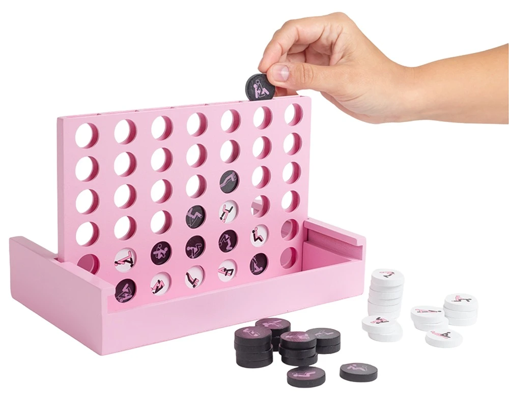 Play4Sex Erotik-Strategiespiel für Paare von Secret Play – heißes Vier-gewinnt-Prinzip mit 42 Kamasutra-Stellungen für mehr Nähe, Lust und prickelnden Spielspaß zu zweit