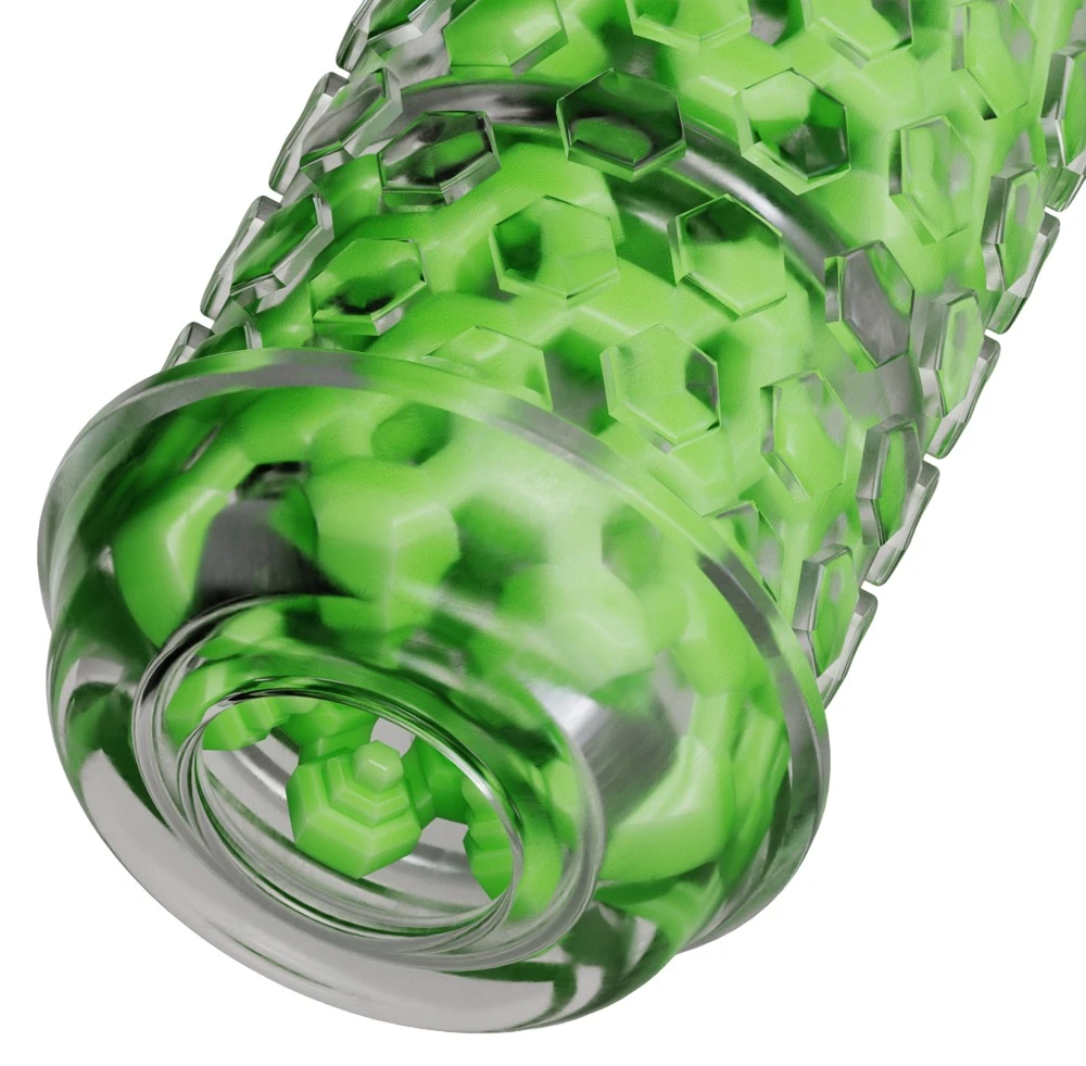 Mod Sleeve Long, The Handy Mod Long Sleeve Masturbator Sleeve mit Noppenstruktur für intensives Komfort-Spiel aus softem TPE