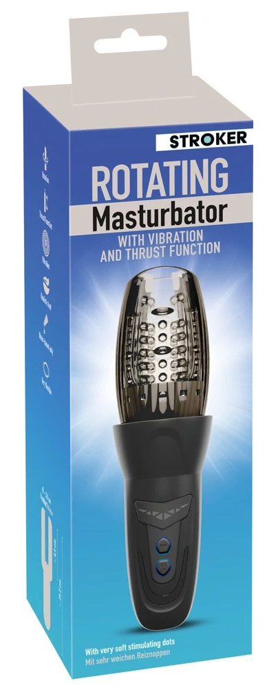 Rotating Masturbator, Kraftvolle 360°-Penismassage mit Rotation, Stoß und Vibration – intensiver Genuss im Softcup wie nie zuvor!