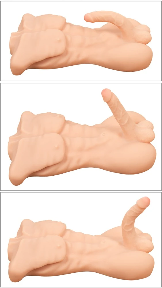 Realistixxx Deluxe Man, intensive Lustmomente mit dem realistischen Männer-Torso von realistixxx -  flexibler Penis, hautähnliche Haptik & mehr