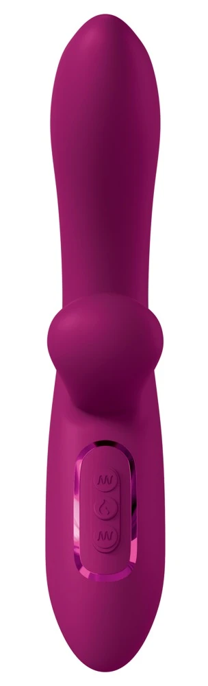 JJ Solis Rabbit, Solis Rabbitvibrator: 3 Motoren, 10 Vibrationsmodi & Wärmefunktion für intensive Dual-Stimulation und höchsten Komfort!