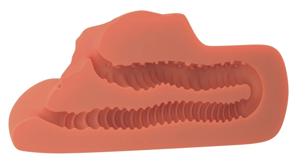 PDX Plus PP Double Stroker Masturbator in lebensechter Vagina-/Anus-Optik